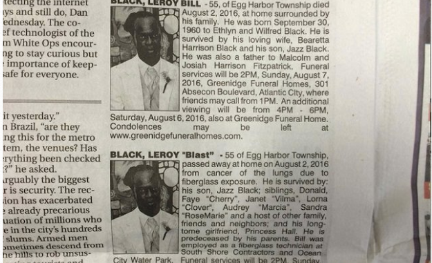 two obituaries